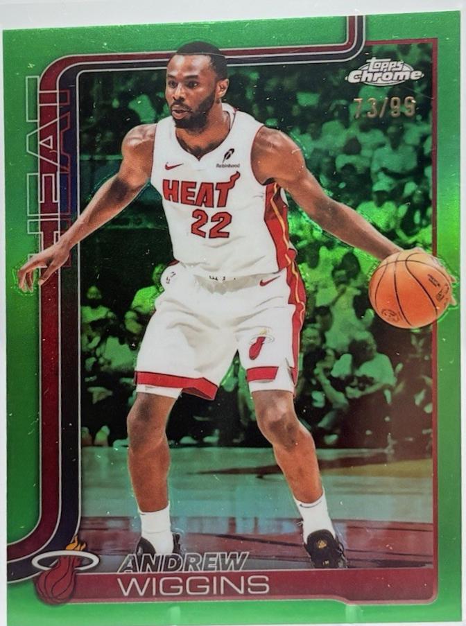 Andrew Wiggins [Green Basketball Refractor] #180