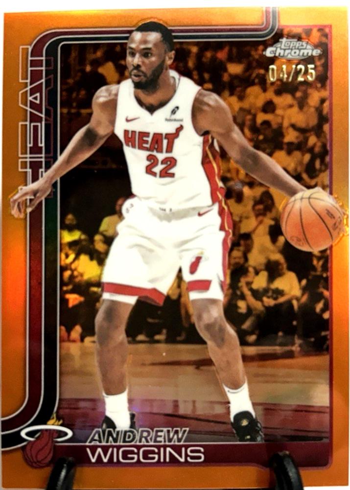 Andrew Wiggins [Orange Basketball Refractor] #180