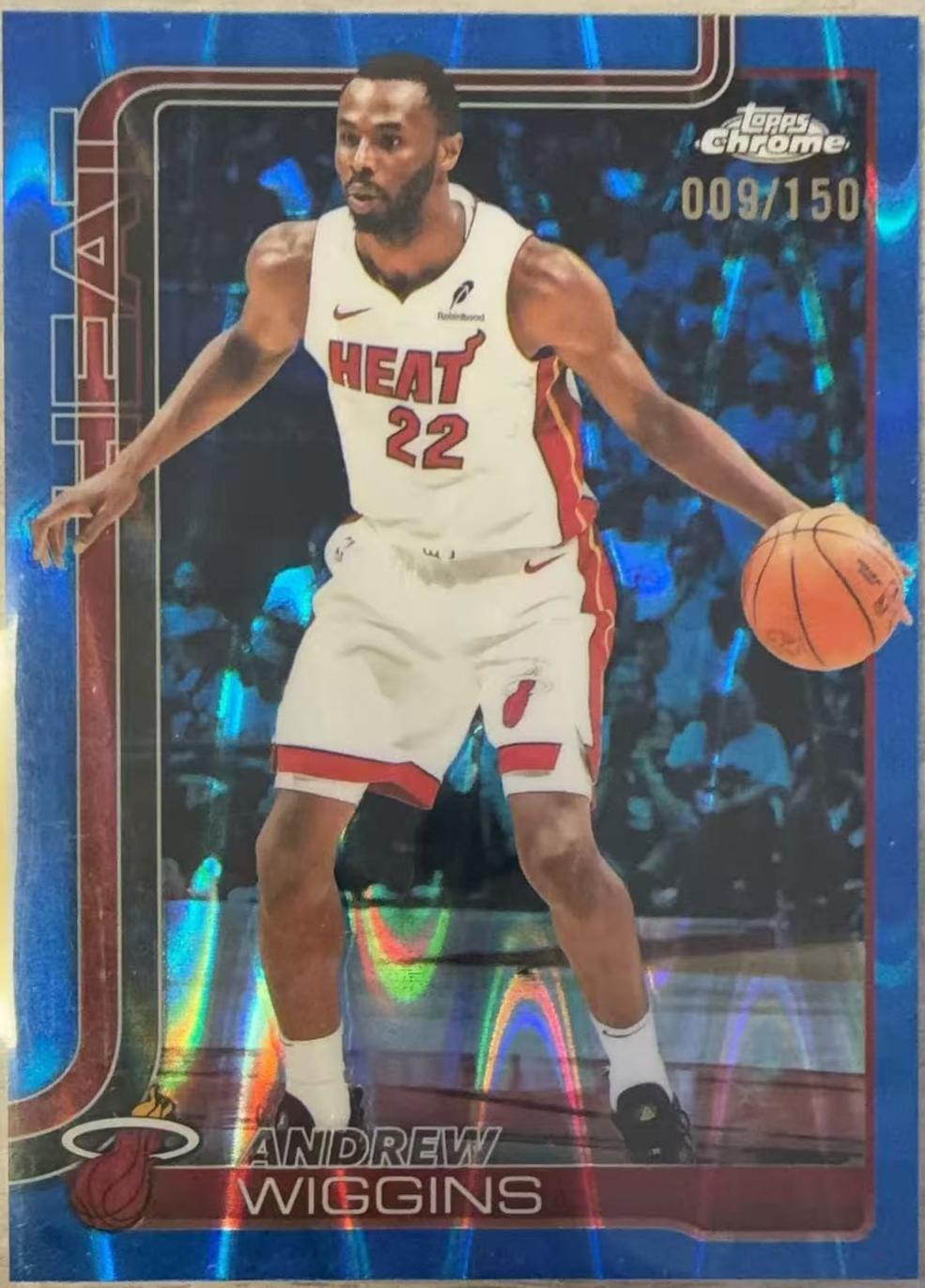 Andrew Wiggins [RayWave Blue Refractor] #180