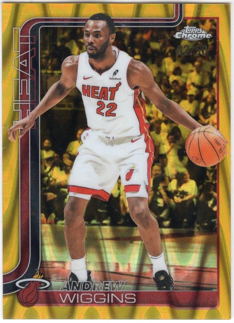 Andrew Wiggins [RayWave Gold Refractor] #180