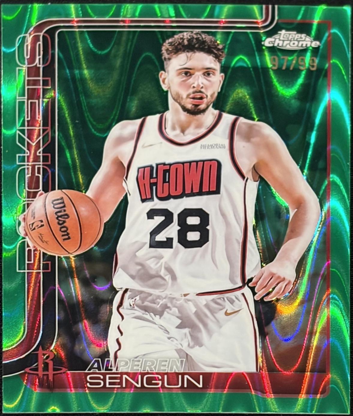 Andrew Wiggins [RayWave Green Refractor] #180
