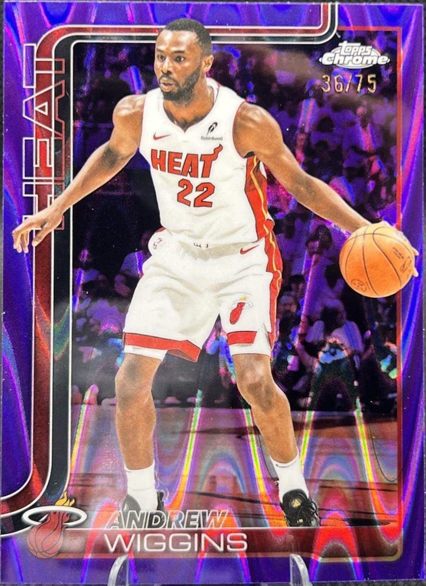 Andrew Wiggins [RayWave Purple Refractor] #180