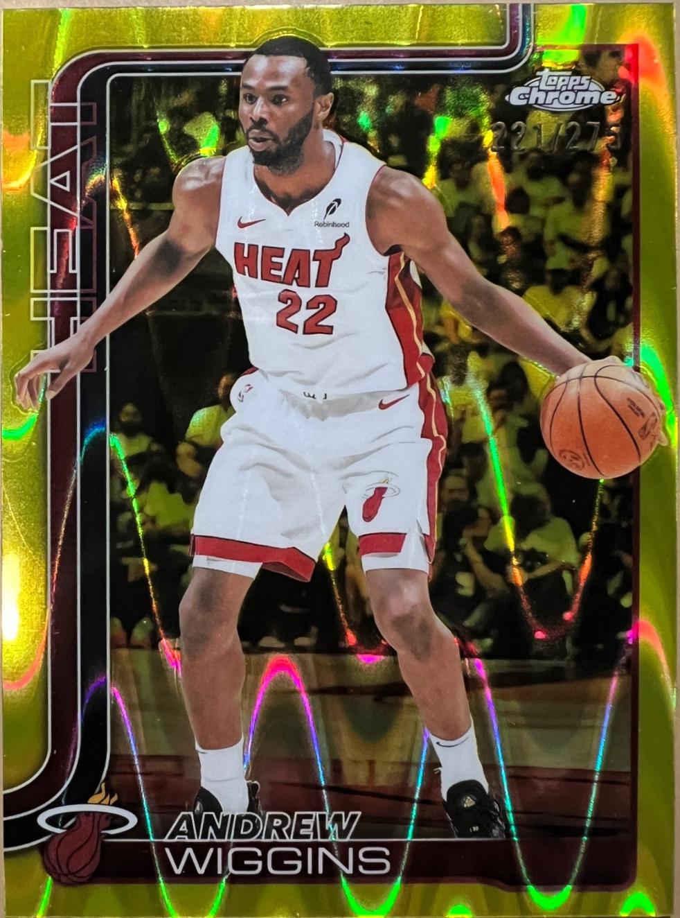 Andrew Wiggins [RayWave Yellow Refractor] #180
