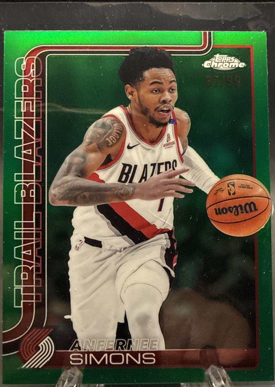 Anfernee Simons [Green Refractor] #122