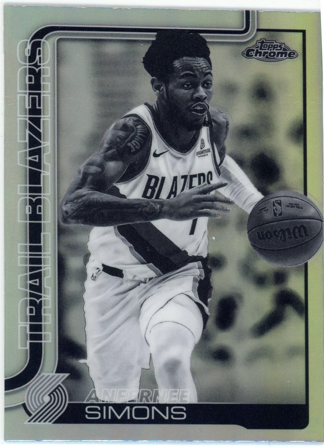 Anfernee Simons [Negative Refractor] #122