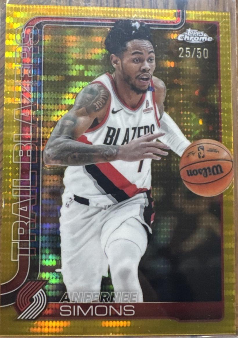 Anfernee Simons [Pulsar Gold Refractor] #122