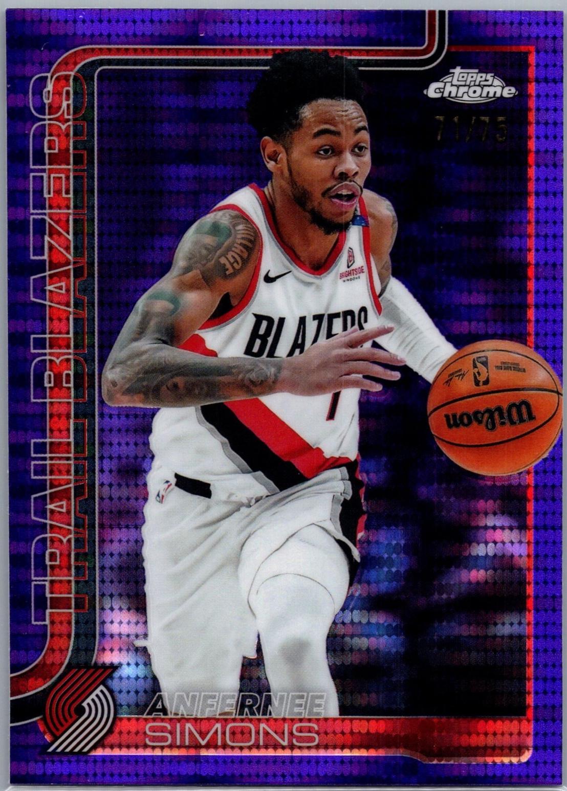 Anfernee Simons [Pulsar Purple Refractor] #122