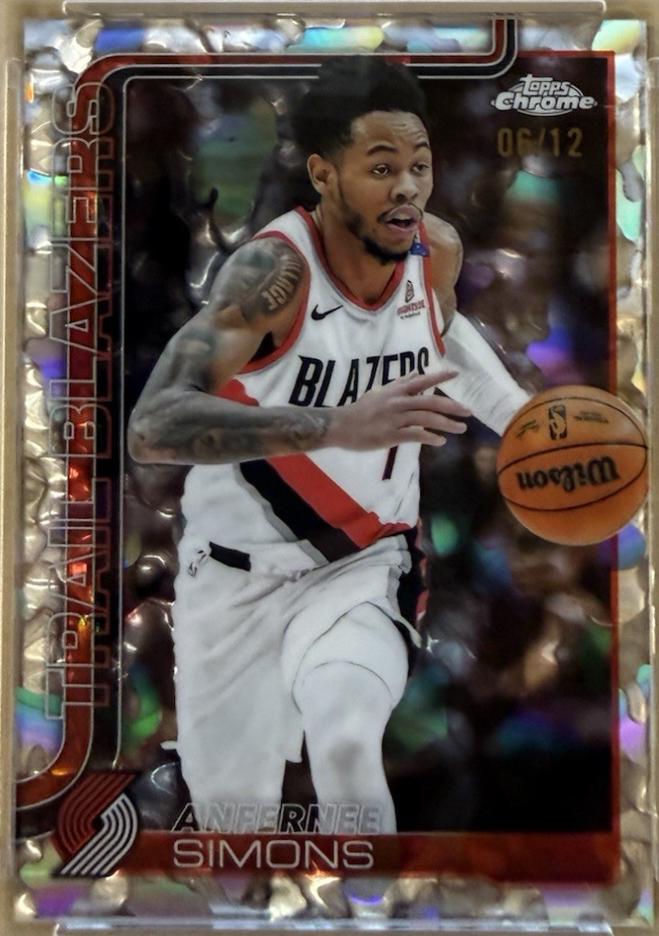 Anfernee Simons [Silver Refractor] #122