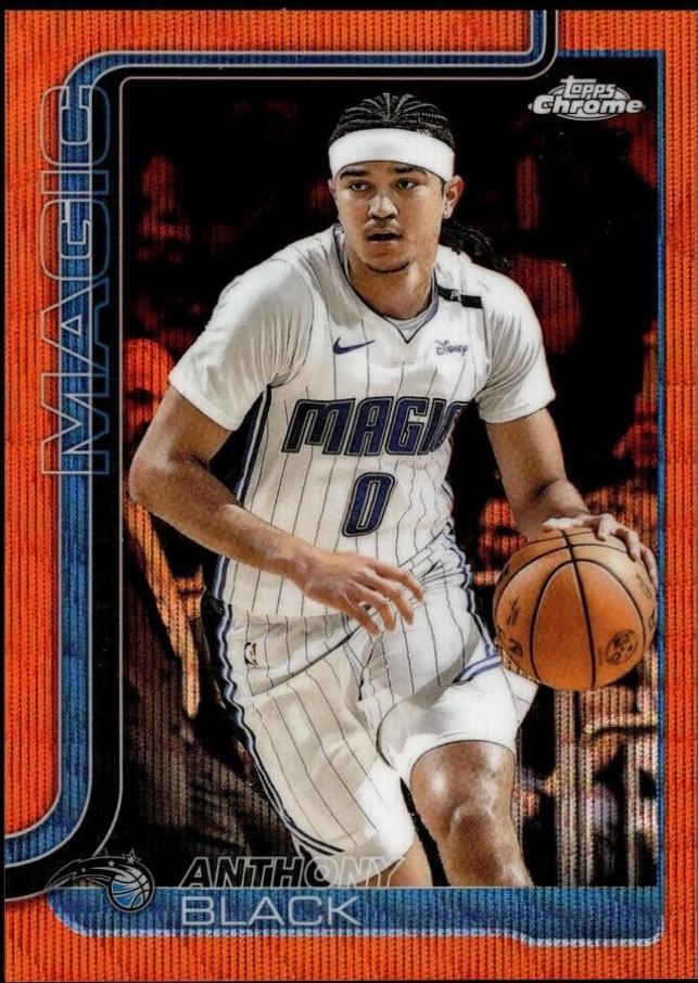 Anthony Black [Orange Basketball Refractor] #103