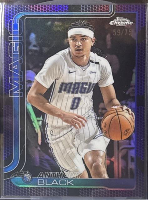 Anthony Black [Purple Basketball Refractor] #103