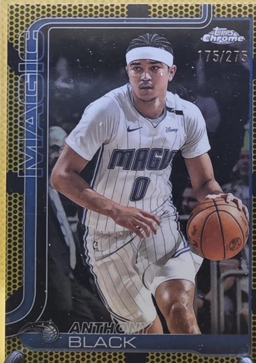 Anthony Black [Yellow Basketball Refractor] #103