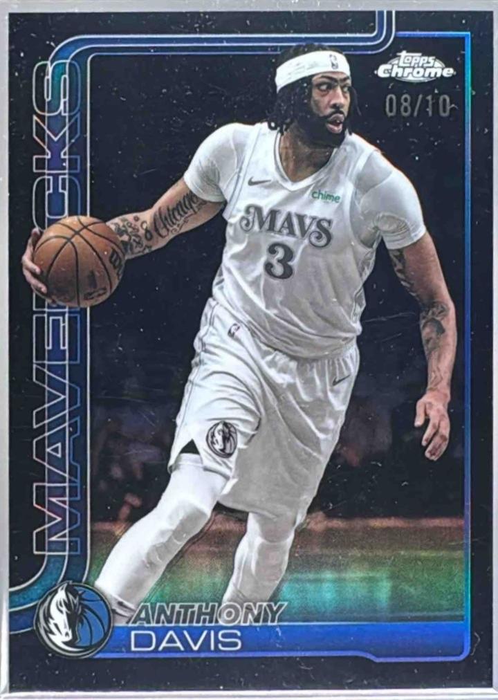 Anthony Davis [Black Refractor] #96