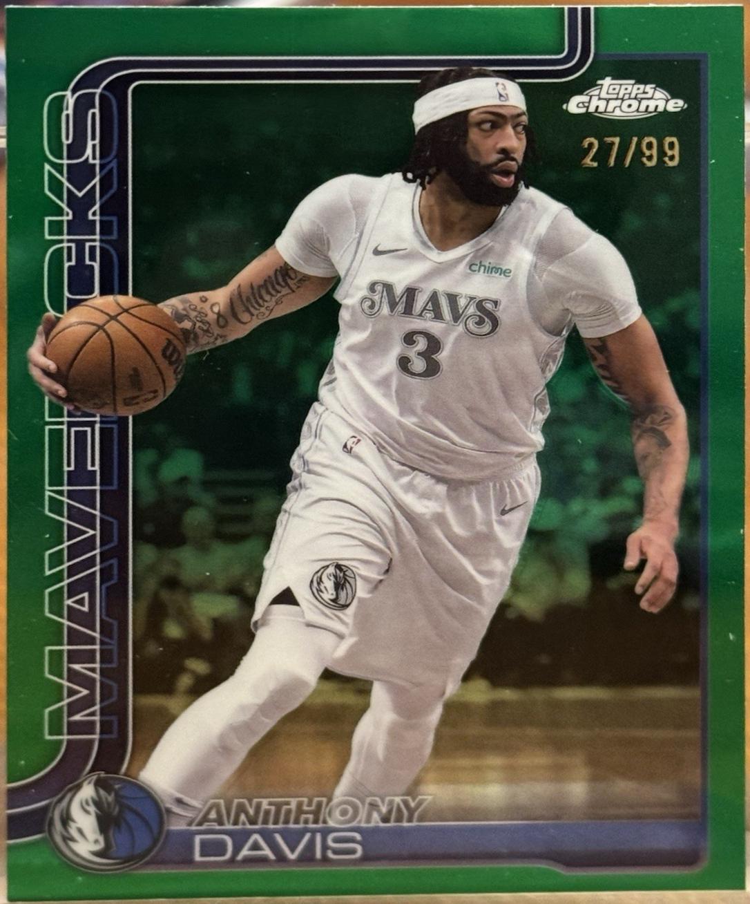 Anthony Davis [Green Refractor] #96
