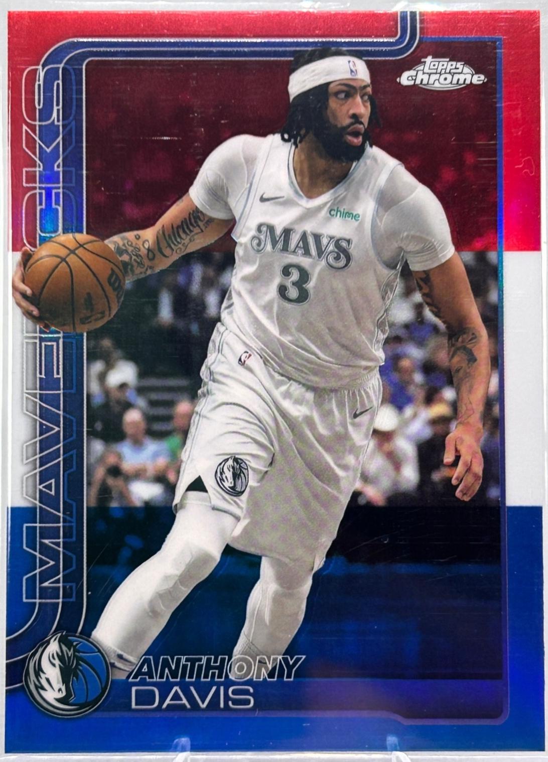 Anthony Davis [Red White Blue Refractor] #96