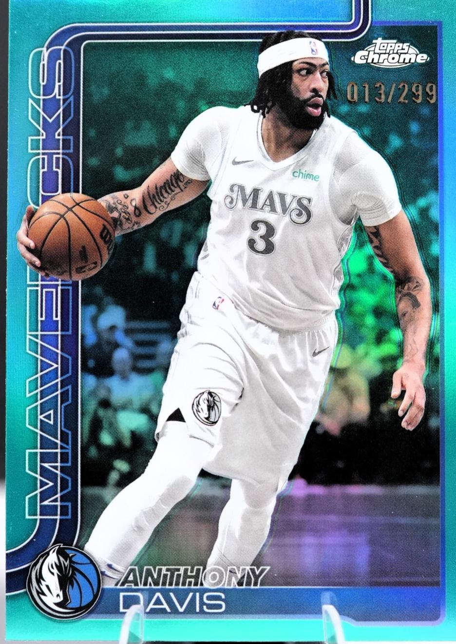 Anthony Davis [Teal Refractor] #96