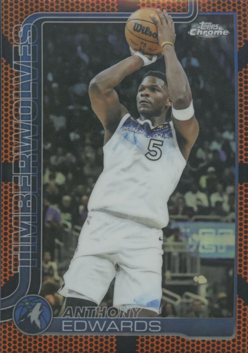 Anthony Edwards [Basketball Refractor] #151