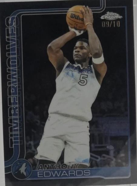 Anthony Edwards [Black Refractor] #151