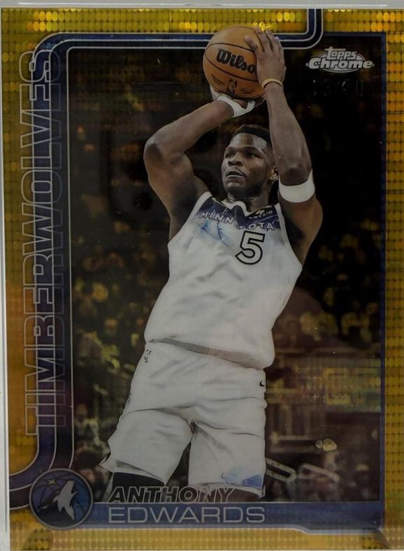 Anthony Edwards [Gold Wave Refractor] #151