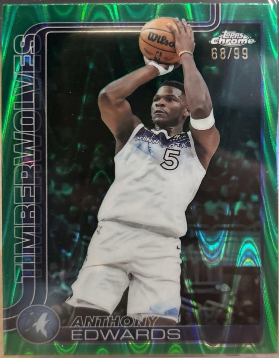 Anthony Edwards [Green Wave Refractor] #151