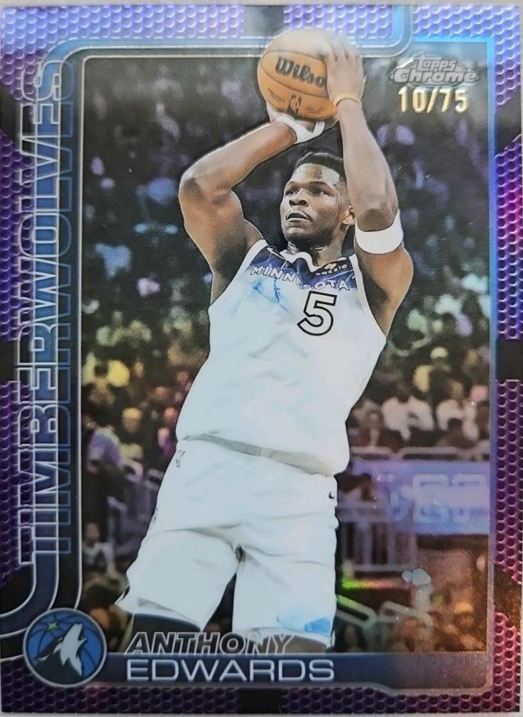 Anthony Edwards [Purple Refractor] #151