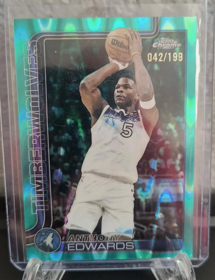 Anthony Edwards [RayWave Aqua Refractor] #151