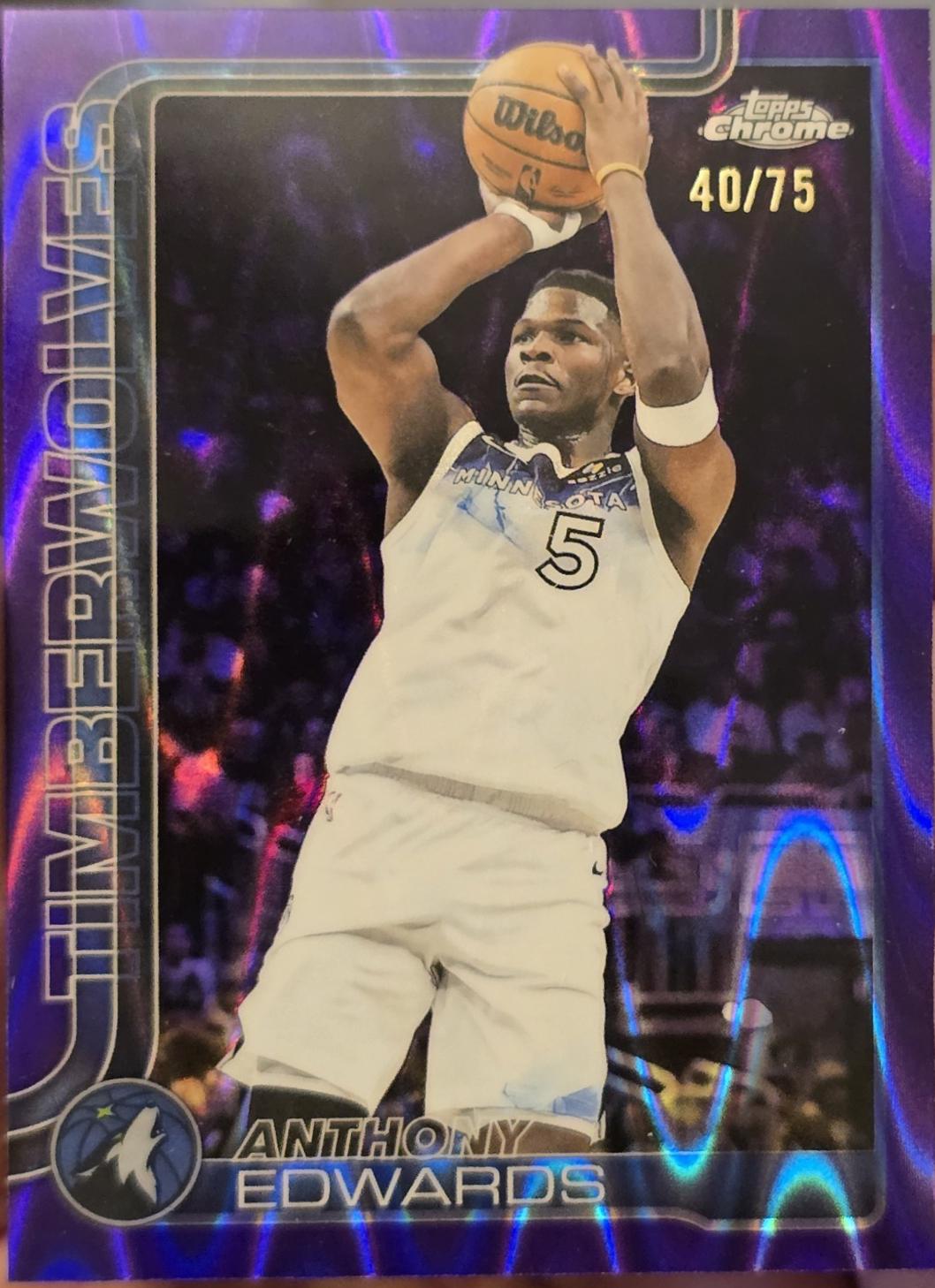 Anthony Edwards [RayWave Purple Refractor] #151