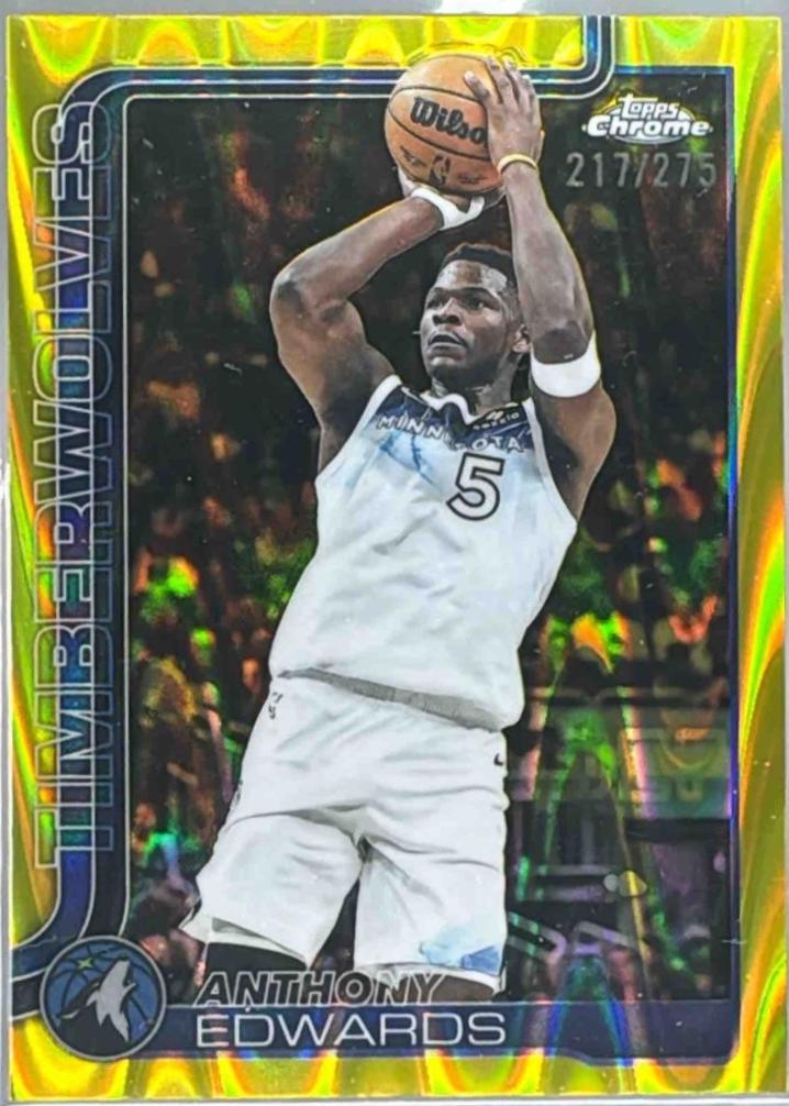 Anthony Edwards [RayWave Yellow Refractor] #151