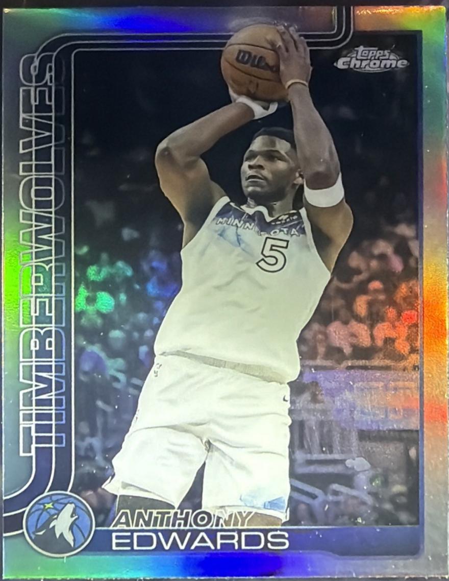 Anthony Edwards [Silver Refractor] #151