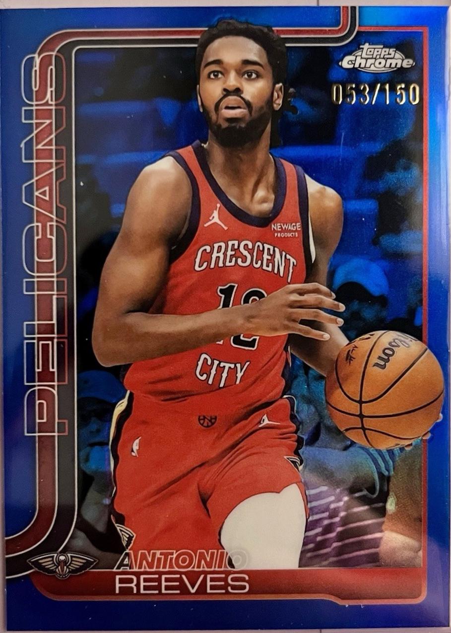 Antonio Reeves [Blue Refractor] #108