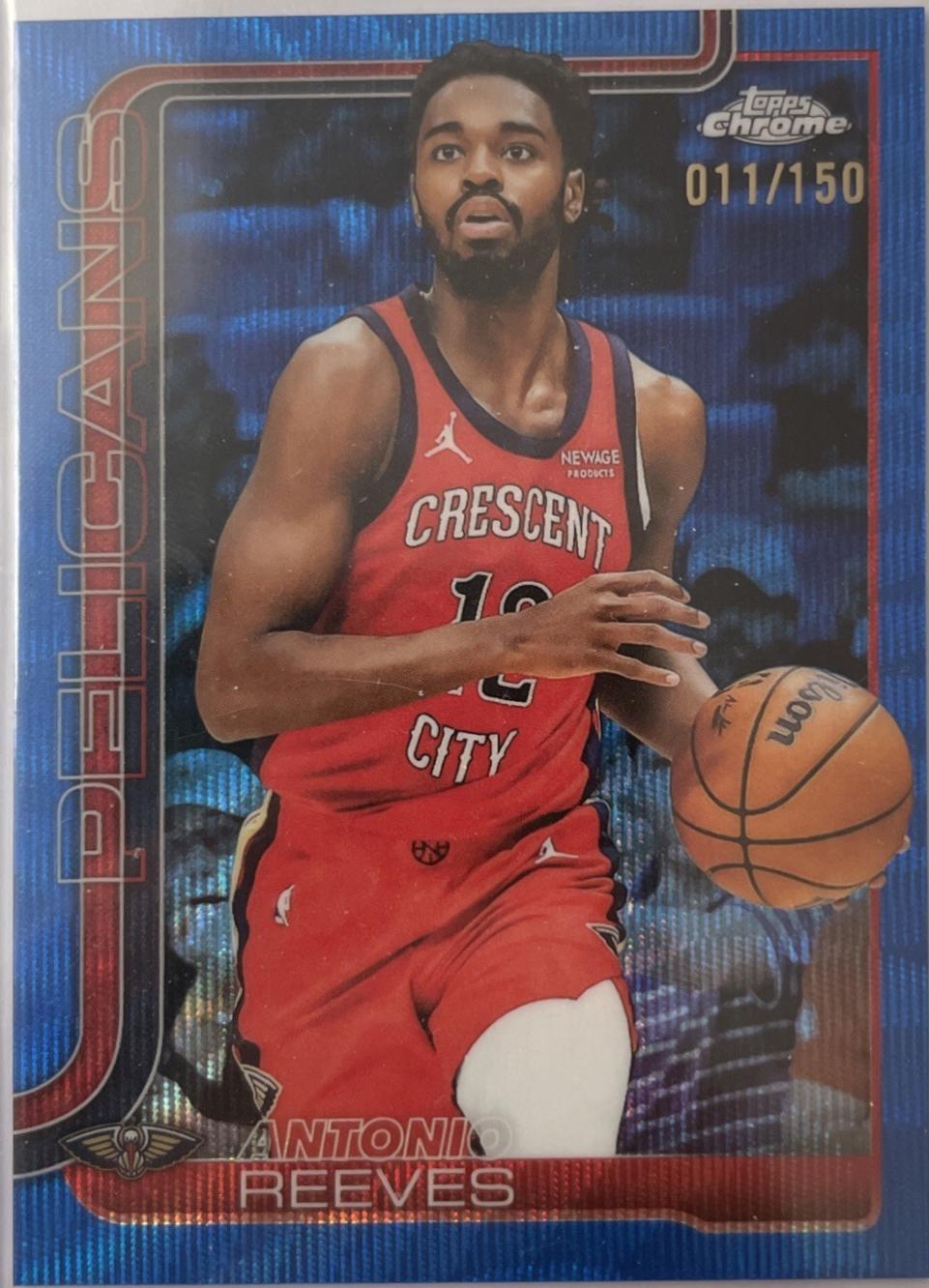Antonio Reeves [Blue Wave Refractor] #108
