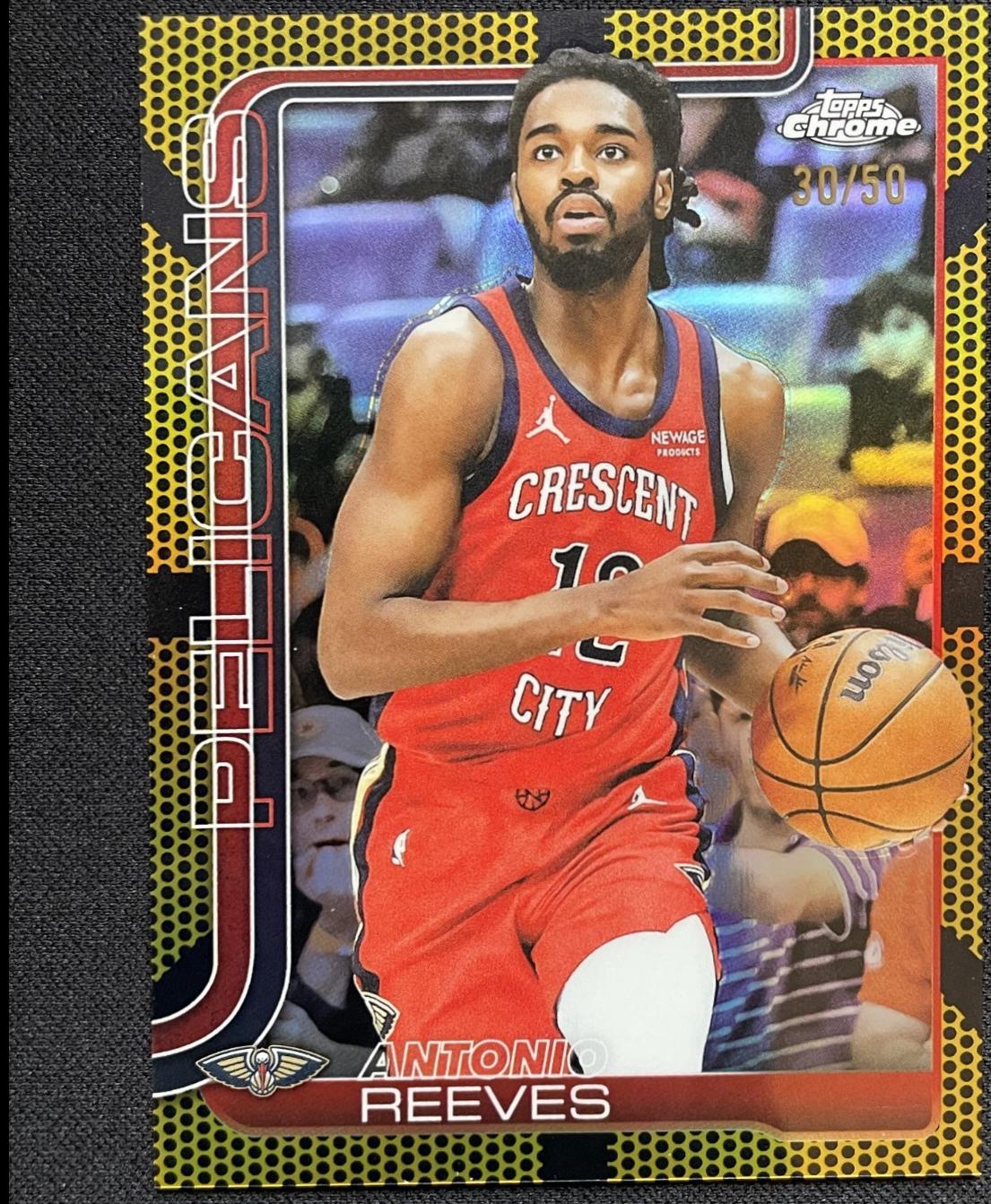 Antonio Reeves [Gold Basketball Refractor] #108