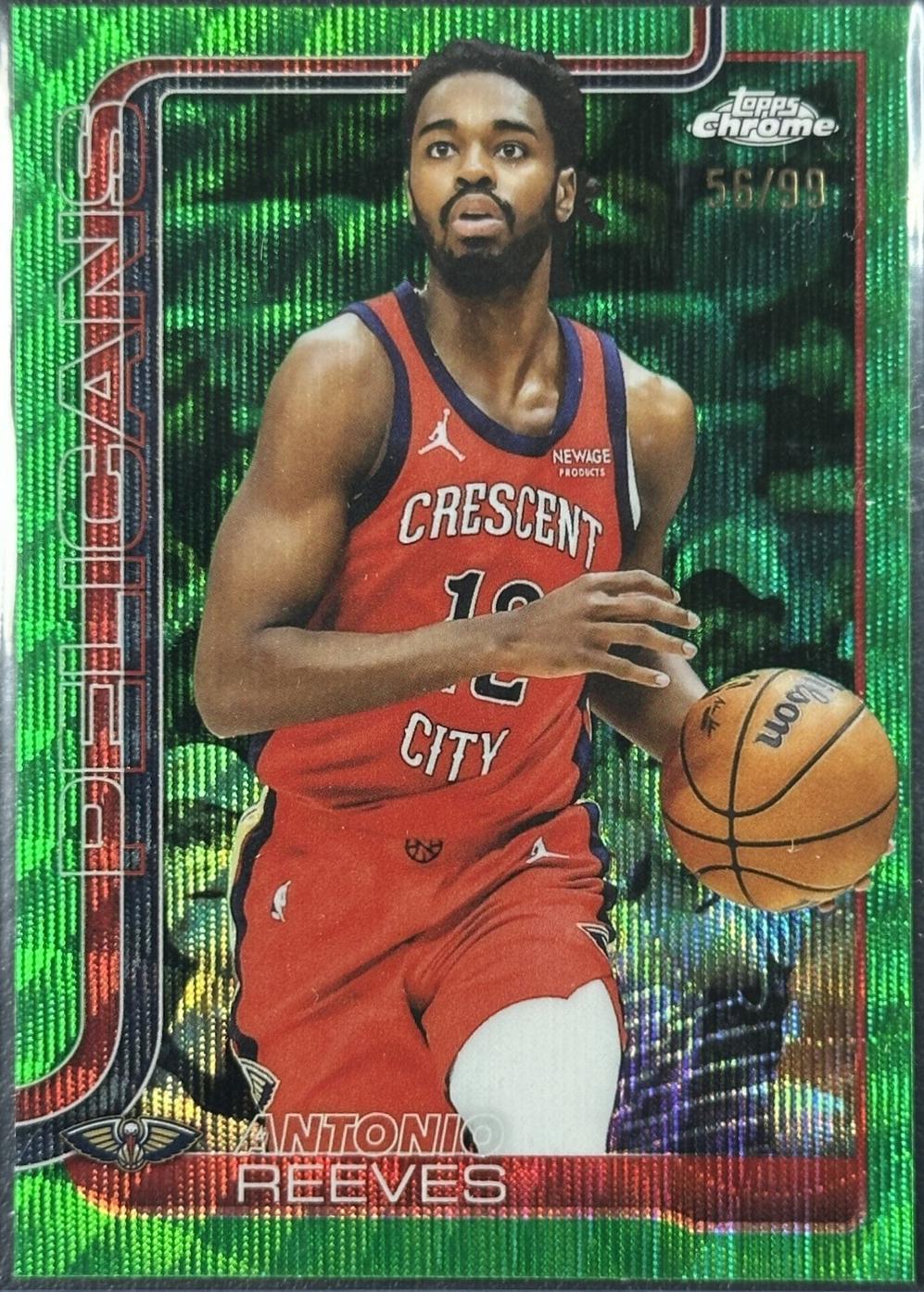 Antonio Reeves [Green Wave Refractor] #108