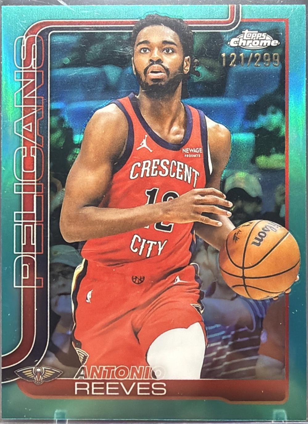 Antonio Reeves [Teal Refractor] #108