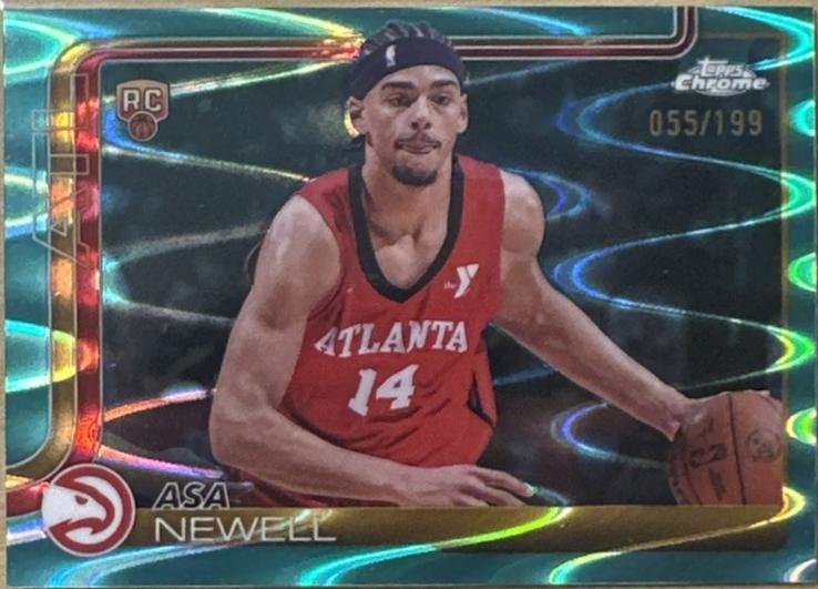 Asa Newell [Aqua Basketball Refractor] #273