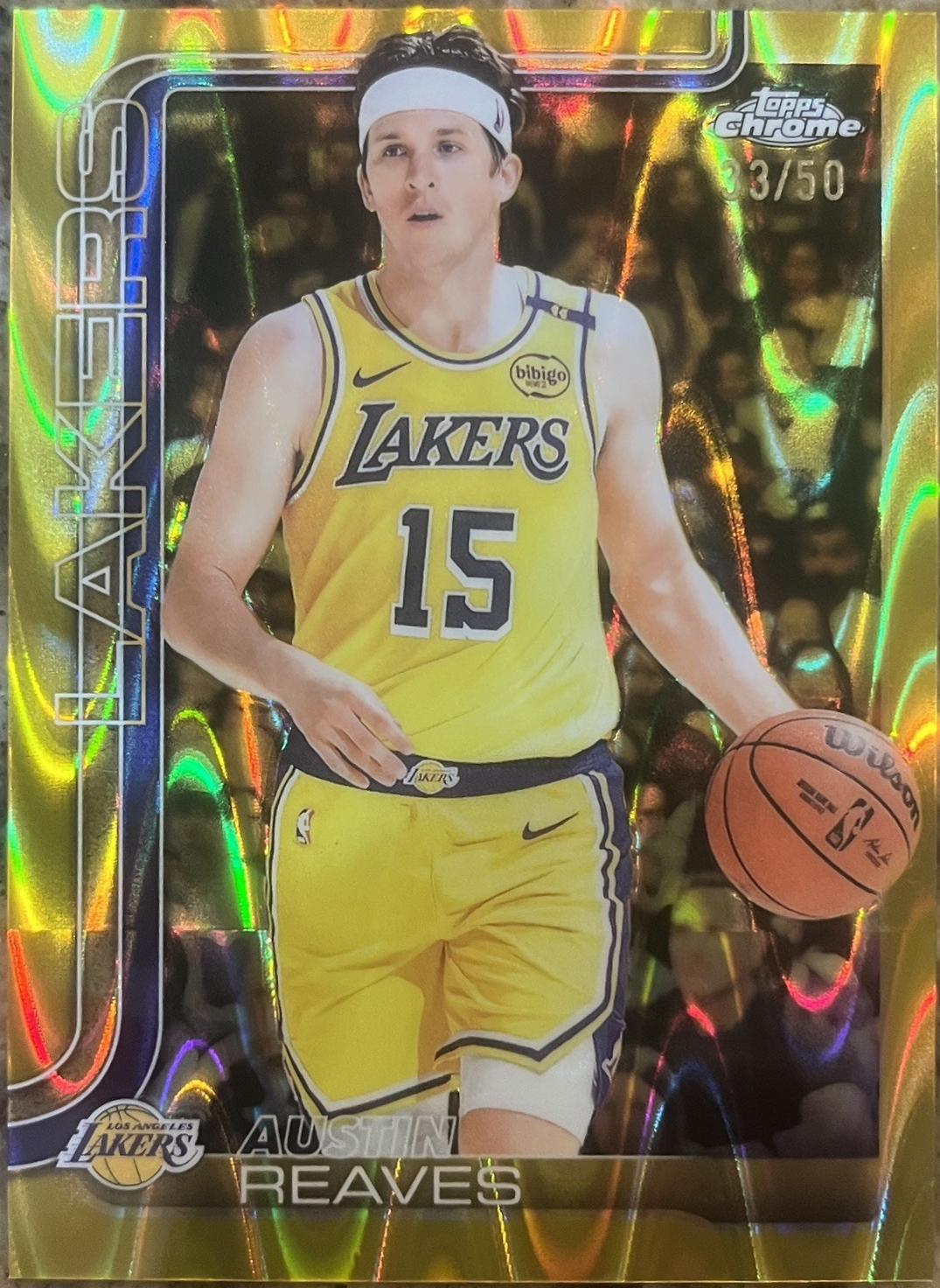 Austin Reaves [RayWave Gold Refractor] #126
