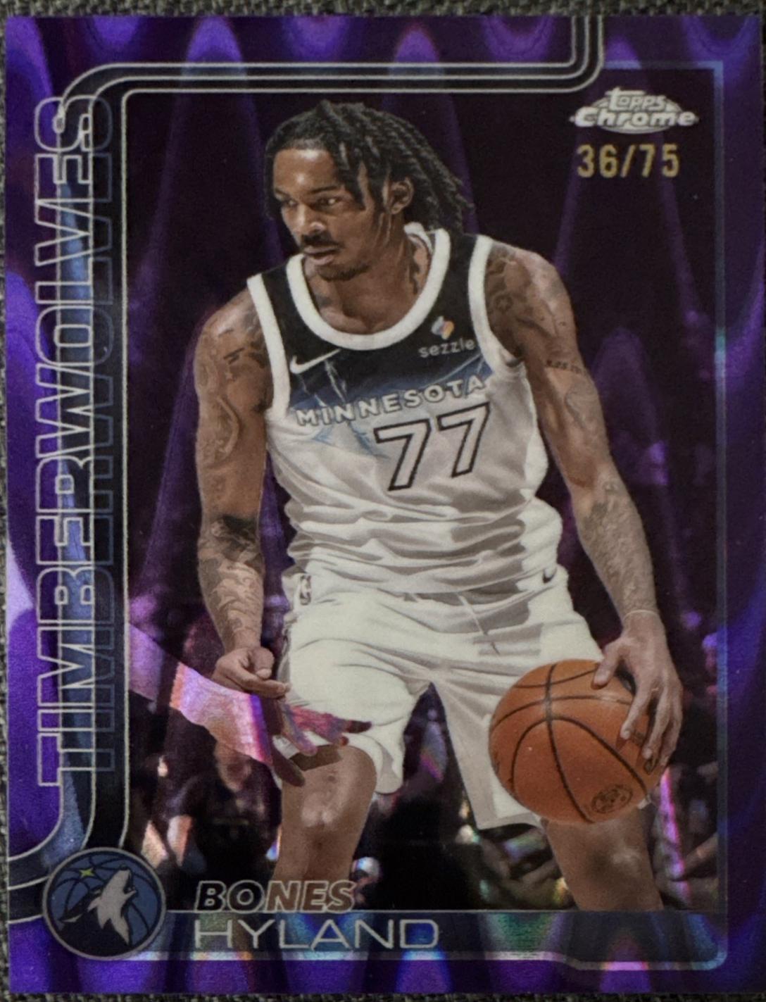 Bones Hyland [Pulsar Purple Refractor] #90