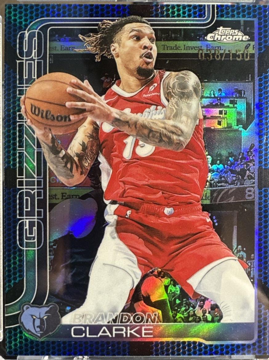 Brandon Clarke [Blue Basketball Refractor] #133