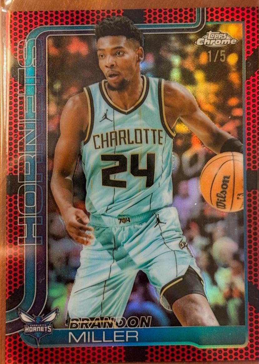 Brandon Miller [Red Basketball Refractor] #89