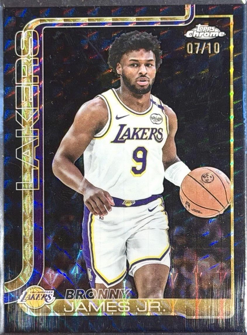 Bronny James Jr. [Black Geometric Refractor] #182