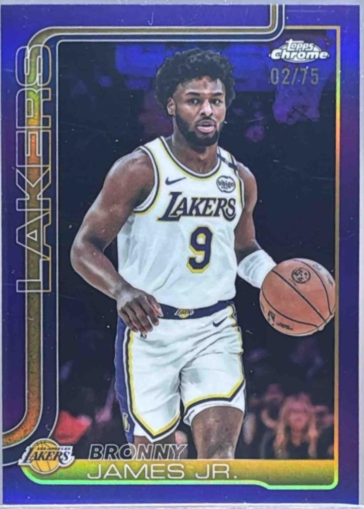 Bronny James Jr. [Purple Refractor] #182