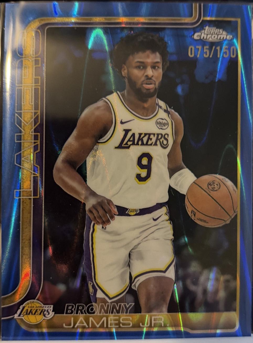 Bronny James Jr. [RayWave Blue Refractor] #182