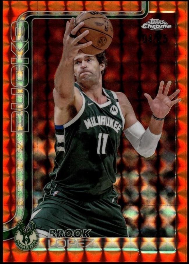Brook Lopez [Orange Geometric Refractor] #159
