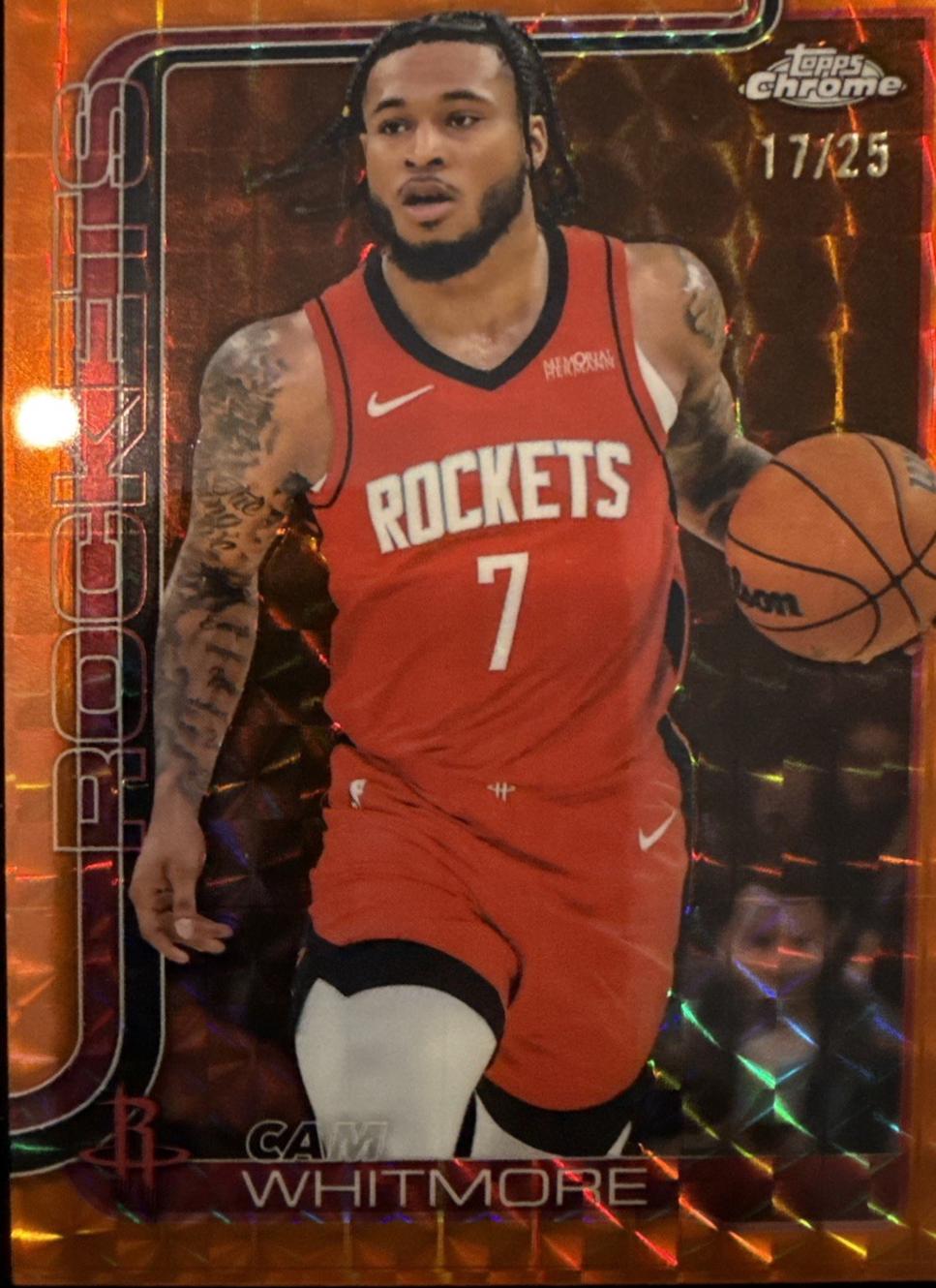 Cam Whitmore [Orange Geometric Refractor] #86