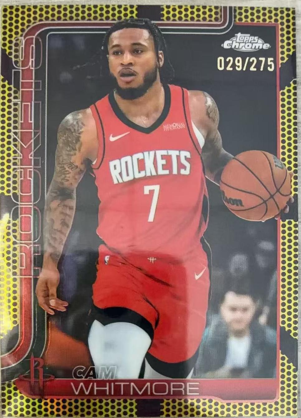 Cam Whitmore [Yellow Refractor] #86