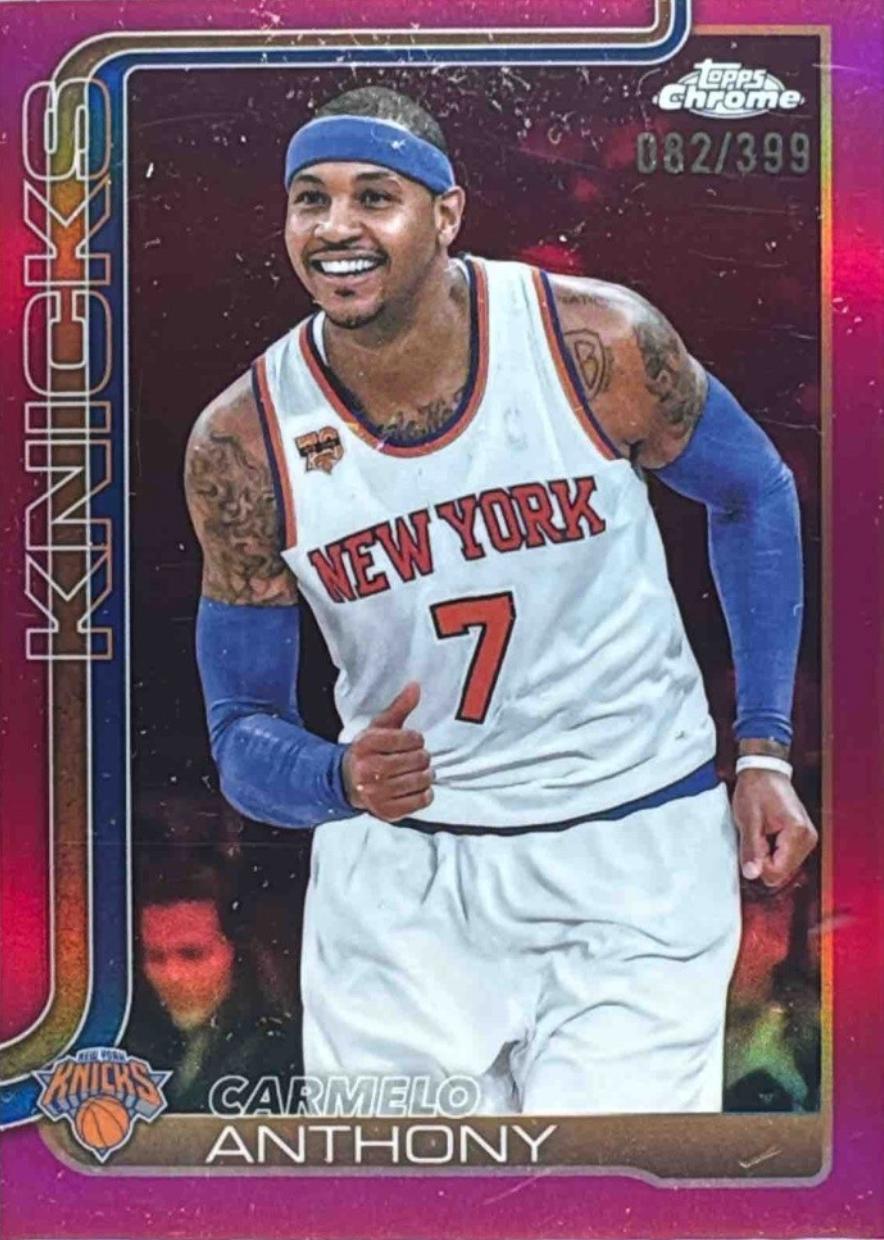 Carmelo Anthony [Magenta Refractor] #248