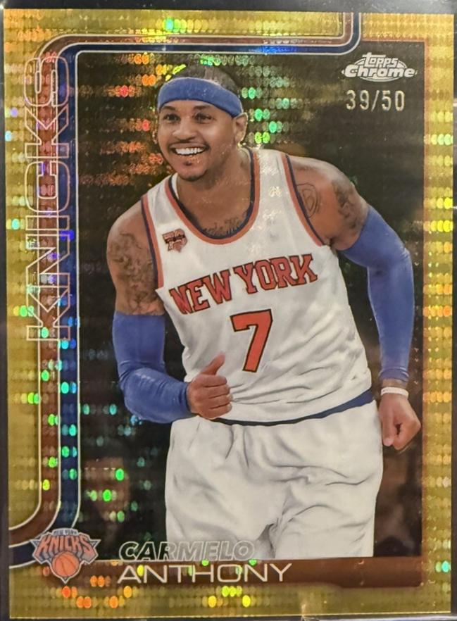 Carmelo Anthony [Pulsar Gold Refractor] #248