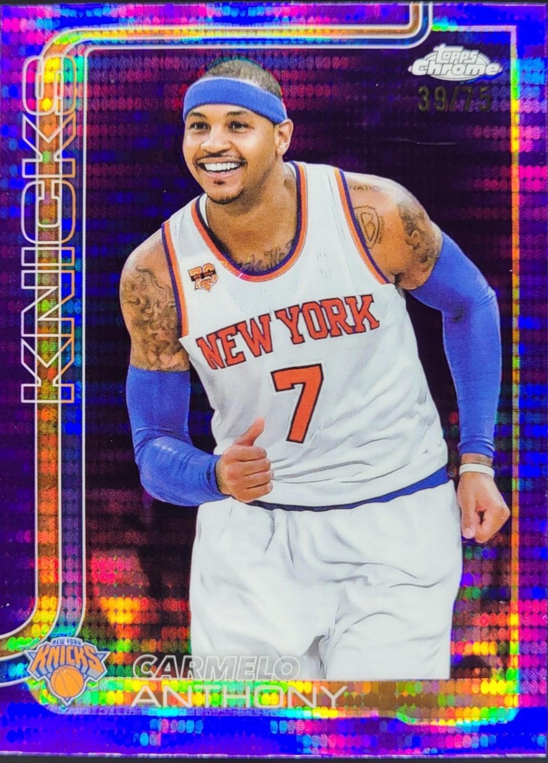 Carmelo Anthony [Pulsar Purple Refractor] #248