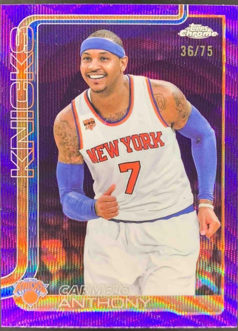 Carmelo Anthony [Purple Wave Refractor] #248