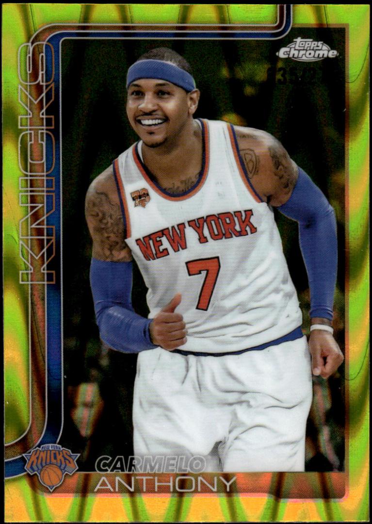 Carmelo Anthony [RayWave Yellow Refractor] #248