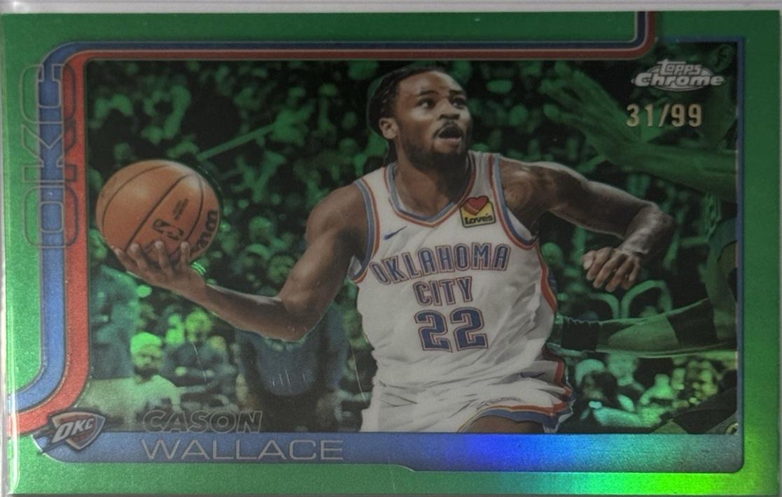Cason Wallace [Green Basketball Refractor] #191